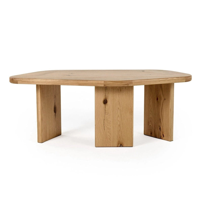 Table basse moderne en bois massif