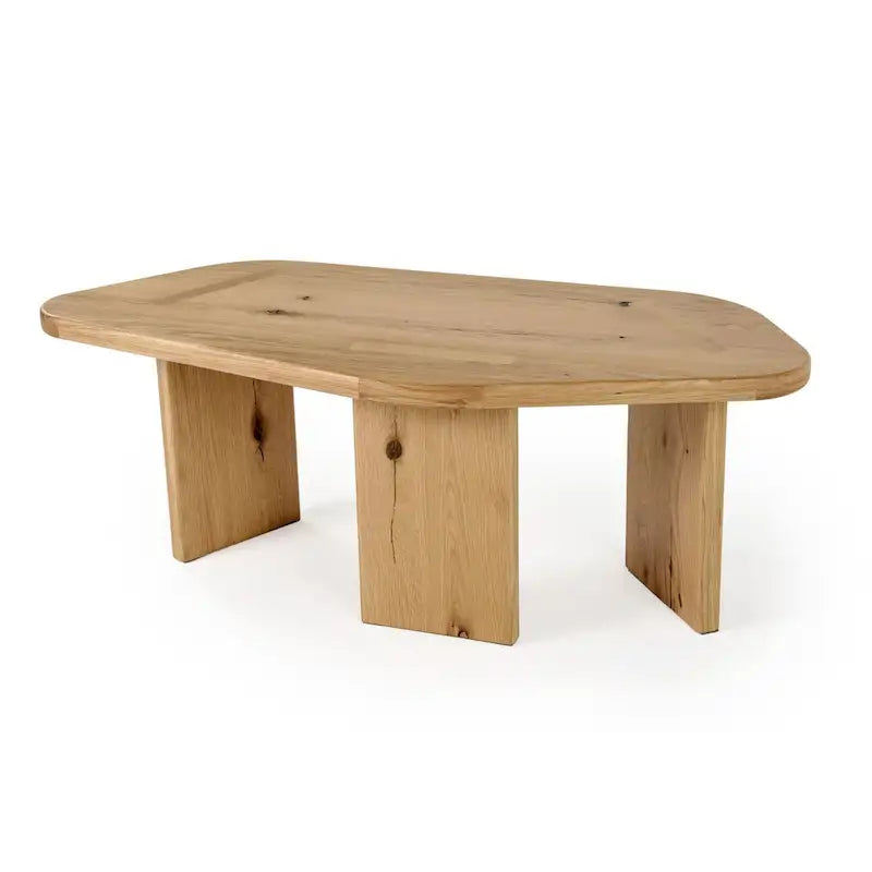 Table basse moderne en bois massif