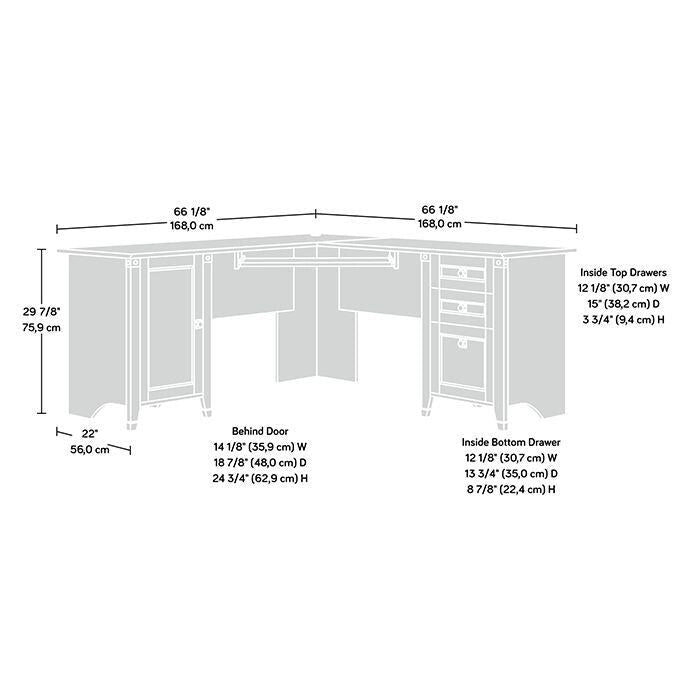 Bureau d'angle pour ordinateur Wc A2